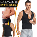 Vensslim Men Compression Waist Trainer Shirt for Body Shaper Slimming Tank Tops Tight Undershirt Tummy Control Fat Burner Girdle