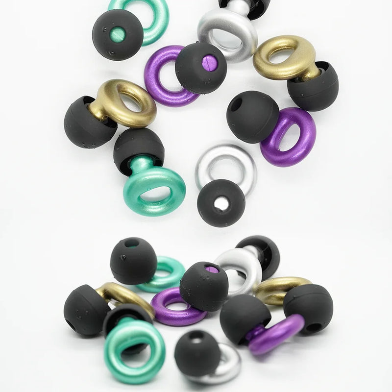 Quiet Ear Plugs for Noise Reduction – Super Soft, Reusable Hearing Protection for Sleep,Swim, Work 8 Ear Tips in XS/S/M/L