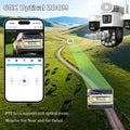 4 Lens Outdoor 360° Surveillance Solar Camera 20MP 60X Optical Zoom 4G SIM Home Security PTZ Auto Track AOV 24/7 Record CCTV Cam