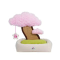 for Sakura Style Large Cat Bed with Scratching Post Minimalist Cat Tree with Cozy Cushion Pink