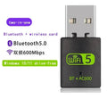 600Mbps USB WiFi Bluetooth Adapter 2 In 1 BT 4.2 Dual Band 2.4G/5GHz Wireless Network Card Driver Free for - Visuel 2 | SAMAG