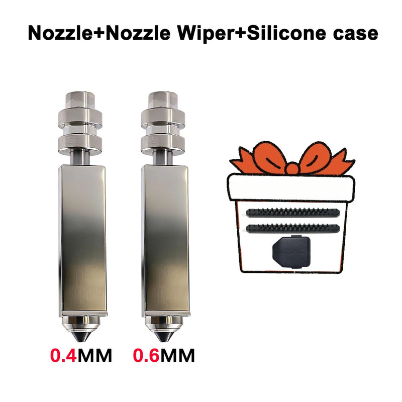 For Anycubic Kobra X Nozzle KX Bimetal 0.25/0.6/0.8/0.4mm - Visuel 20 | SAMAG