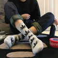 Unisex Socks Maple Leaves Fashionable Harajuku Casual | SAMAG