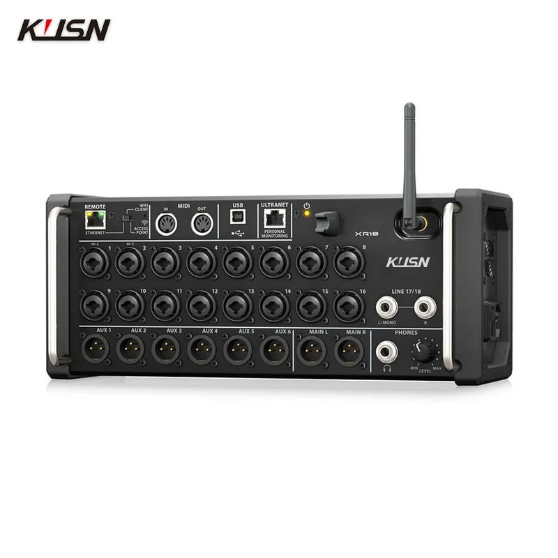 Ari 1:1 XR18 MR18 Rack Mount Professional Digital Mixer 18 channel Wifi DSP Audio Mixer DJ Console Original Brand LOGO Software
