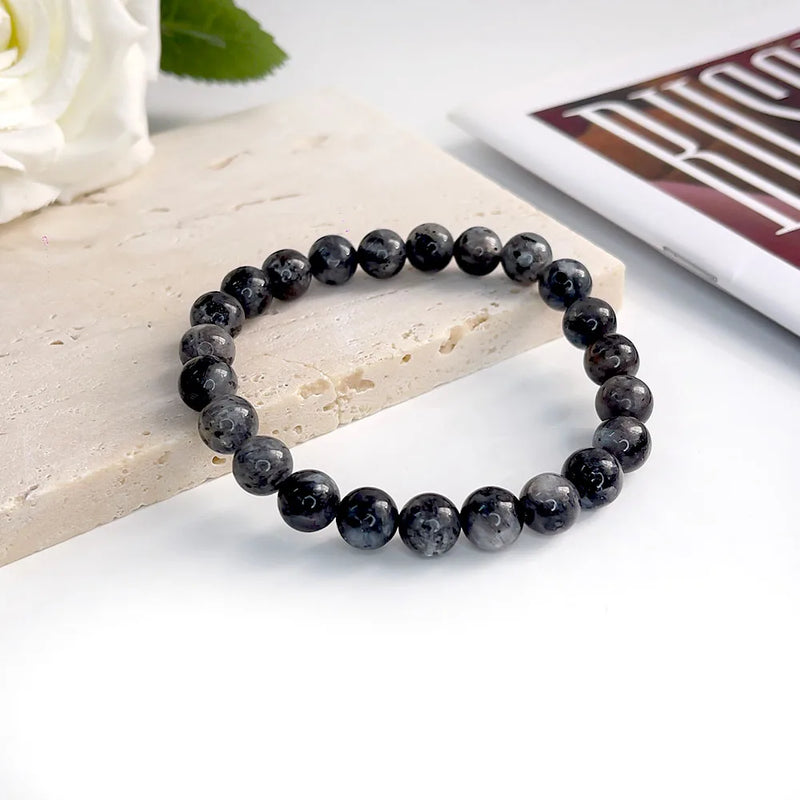 Natural Stone Beads Bracelet For Women Men Agate Crystal Quartzs Aquamarines Jades Jewelry Agates Elastic Bangle Bracelets 6 8mm