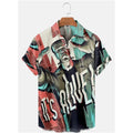 Summer Men's Hawaiian Shirt Movie Figures Horror Vintage | SAMAG