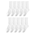 10/20/30Pairs Pure Cotton Men's High Socks Classic Black | SAMAG