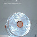 New 3 in 1 Portable Mini Clip Fan Rechargeable Air Circulator Wireless Electric Fan With Led Light Clip-on Home handheld Fan