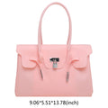Korean PVC Waterproof Beach Shoulder Bag 2026 Summer Y2K Candy Color Jelly Bags Trendy Dopamine Fashion Tote Underarm Handbag