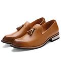 Luxury Men Leather Loafers Designer Tassels Brogue Shoes Male Wedding Shoes Fashion High Quality Men Casual Shoes Big Size 38-46