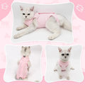 Cat Surgery Recovery Suit - Anti-Licking Onesie for Abdominal Wounds, Spay/Neuter Recovery Bodysuit for Cats & Kittens