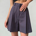 Wolfeel Women's High Waisted Shorts with European - View 11 | SAMAG