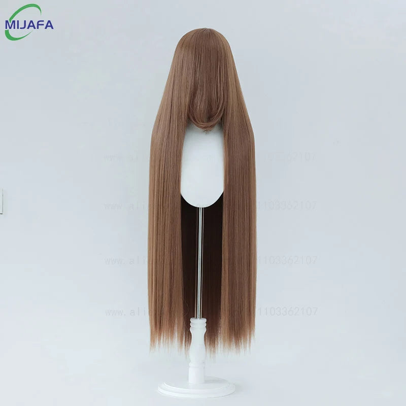 Very High Quality 600g 68 Colors 40 Inch 100cm Long Straight Cosplay Wig With Bangs Heat Resistant Hair Anime Wigs + Wig Cap
