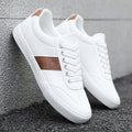 Men's Fashionable Casual Sports Sneakers - Round-Toe Lace-Up Design, Offering a Comfortable Experience Suitable for All Seasons