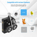 For Creality K2 Plus Extruder Upgrades Gear Kit All Metal Filament Drive Extruder Gear for K2 Plus 3D Printer Accessory
