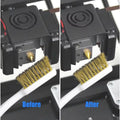 3D Printer Cleaner Tool Copper Wire Toothbrush Copper Brush Handle For Nozzle Heater Block Hotend Cleaning Hot Bed Parts
