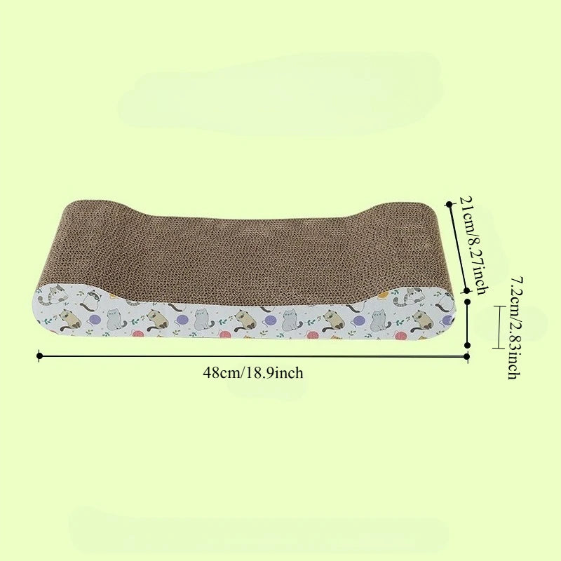 Cat Toys cat scraper sharpening claw cardboard corrugated board scratch-resistant cat scratch board Cat toy sofa cushion bed