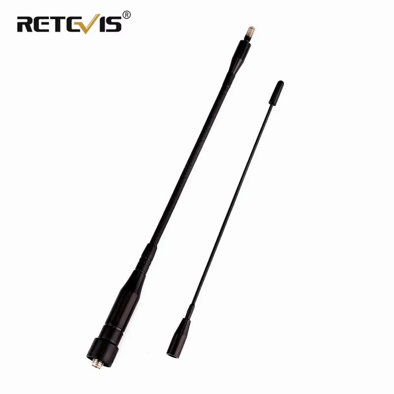Retevis RHD-771 H777 Walkie-Talkie Accessories Antennas SMA-F SMA-M HA02 VHF UHF Dual Band Antenna for Baofeng Retevis HD2