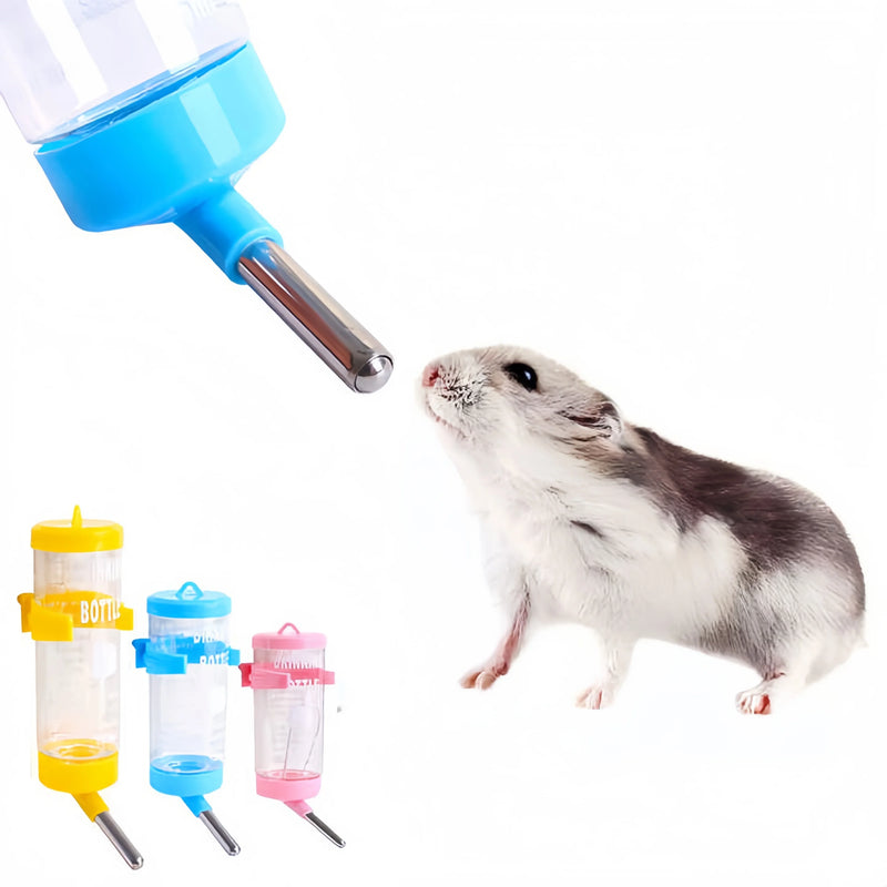 125ml Hamster Drinker Water Bottle No Drip Small Animal Water Dispenser Hanging Hamster Drinker For Guinea Pigs Hamsters Bunnies