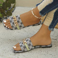 Women Slippers 2024 New Summer Flat Luxury Sandals Outdoor Beach Shoes Trend Brand Designer Women Slippers Big Size Slides Women