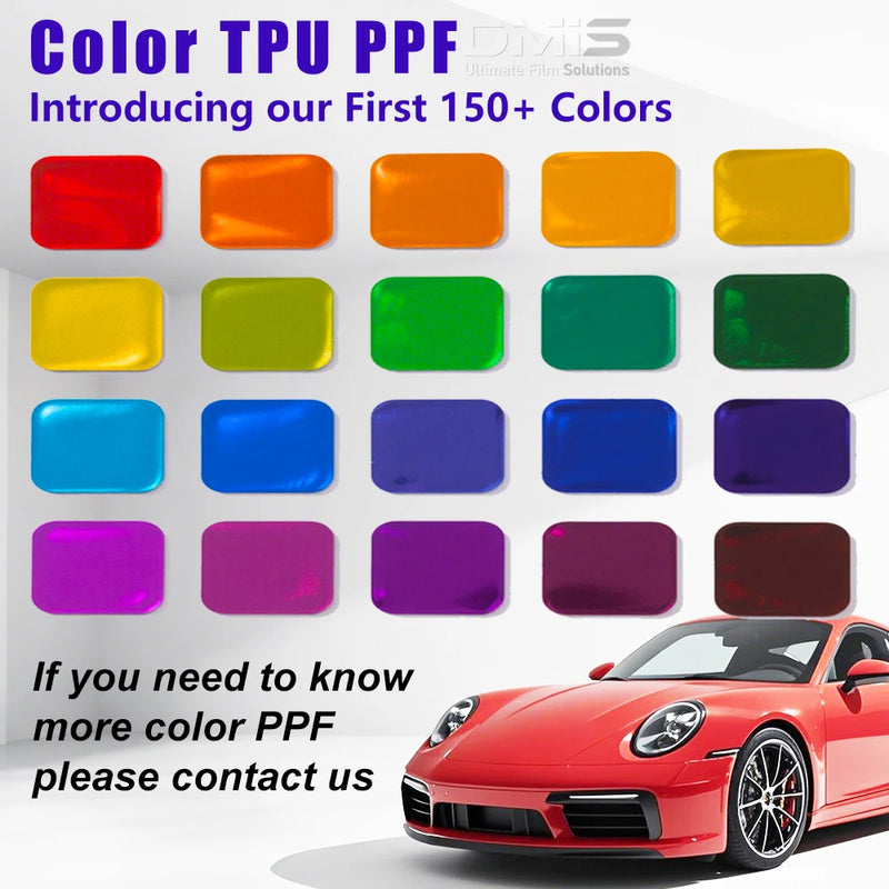 Wholesale Color PPF Manufacturers Self Healing Car Vinyl Wrap Car Protective Film Roll TPU PPF Paint Protection Film