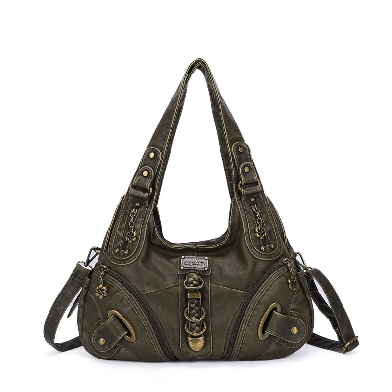 Vintage Women Handbags Shoulder Bag Top-handle Handbag Fashion Vintage Dumpling Pack Shoulder Bag Tote Bag Hobos Large Purse
