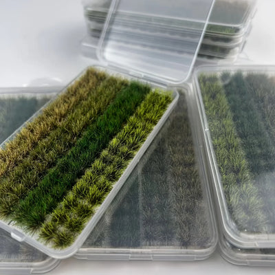 4colors/120tufts Model Grass Tufts for Miniature Scenery | SAMAG