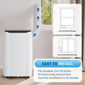 Portable Air Conditioners, 12000 BTU Portable AC Unit with Dehumidifier, Fan and Remote Control, Energy Efficient, Customized