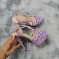 Women Sandals 14CM Super Sexy Platform High Heels Ankle Strap Sandals Open Toe Sanke Gladiator Party Dress Red Wedding Shoes