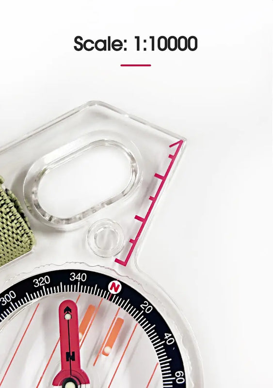KANPAS Basic and Beginner's Orienteering thumb compass, Orienteering Primary Compass, MA-40-FS, Durable Sport Compass
