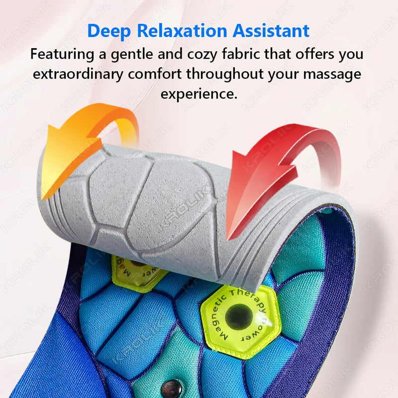 Therapy Massage Insoles Medical Magnetic Foot Weight Loss Slimming Acupressure Insole Sports Health Care Shoe Pads