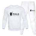 Men's autumn and winter sets of round - neck sweatshirts and jogging pants, and fashion, outdoor fitness and - View 2 | SAMAG