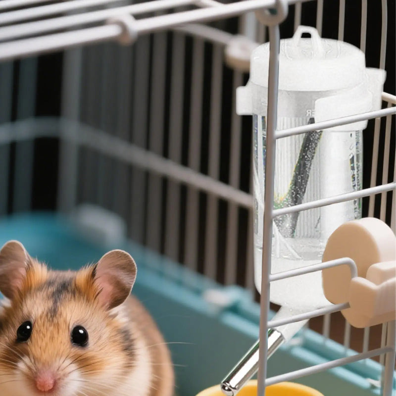 Water Bottle for Hamster Ferrets Water Dispenser No Drip Drinker Small Accessories for Cage Gerbil Dwarf Hamster Hedgehog Pet