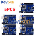1-10PCS UNO R3 CH340G MEGA328P Chip for Arduino UNO R3 + USB/TYPE-C CABLE ATMEGA328P-AU Development Board 16Mhz