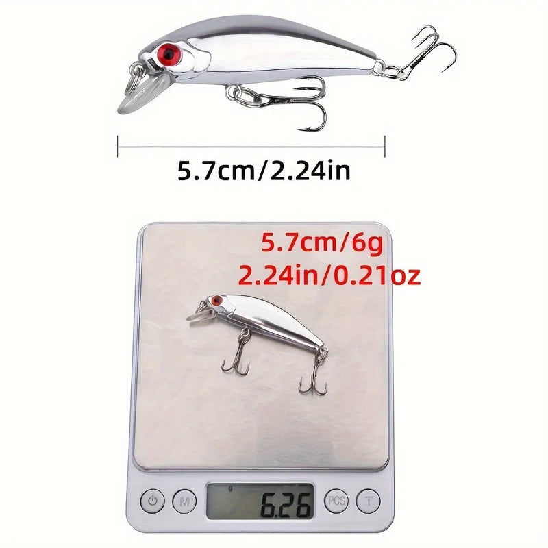Silvery Mini Sink Lure Plastic Fishing Kit | SAMAG
