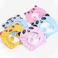 Cute Animal Shower Cap Safety Eye Protection Ear Protection Lightweight Cute Cartoon Baby Bath Protective Cap Shampoo Bath Care