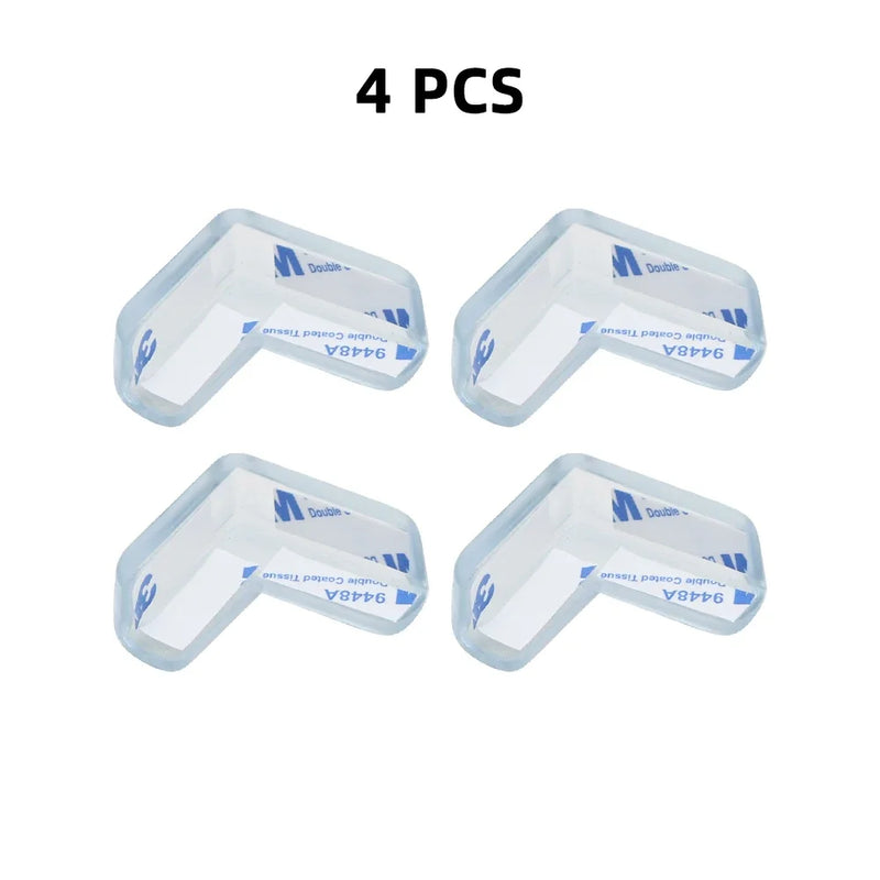 safety Baby Safety Silicone Table Corner Protector Furniture  Protection Cover Transparent Children Anti Collision Edge Guards
