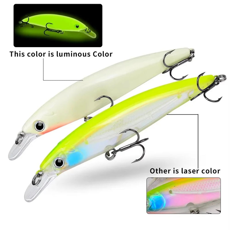 Bait Minnow 7g 14g 40g Luminous Bionic Fake Plastic Hard | SAMAG
