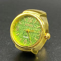 Kiss Jewelry Women Men Vintage Classic Finger Watch Rings Punk Stretchy Strap Quartz Watches Clock Ring Hip-hop anillos 2023