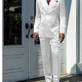 Fashionable Men Suits Satin 2 Piece Jacket Pants Sets High Quality Prom Party Blazer Double Breasted Peak Lapel Male Clothing