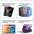 New Upgraded Pad 10.1 Inch Android Tablet Octa Core 4GB+64GB ROM Dual Phone Call WiFi Google Play Tablet PC with Keyboard Case