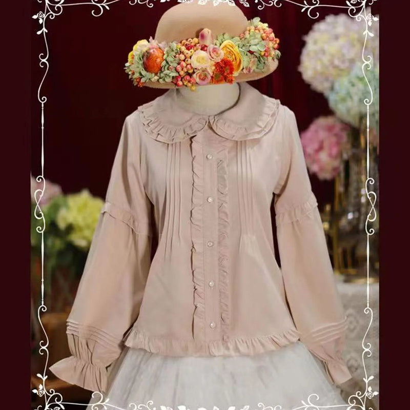 Japanese Lolita Style Lace Ruffles Blouses Summer Women - View 12 | SAMAG