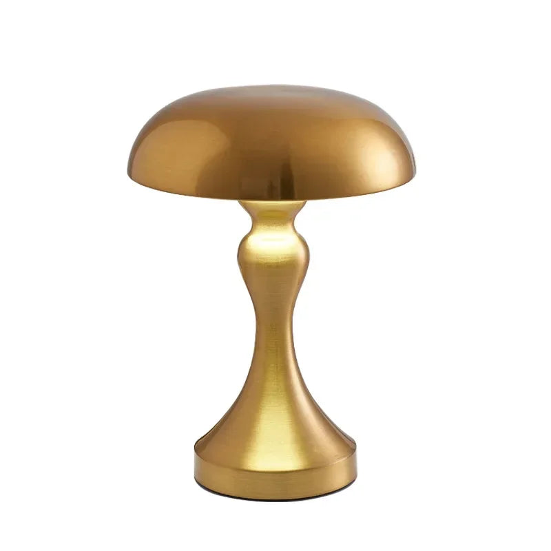 LED Table Lamps Touch Dimming USB Rechargeable for Bar Hotel Restaurant Bedside Decor Bedroom Nightlights Mushroom Lampara Gift