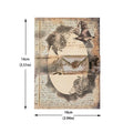 Mr. Paper 100pcs/book Vintage Character Message Card Beautiful Flowers European Style Hand Account Material Memo Pad