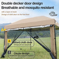 Outdoor 10x10 Feet Pop up Canopy Gazebo Tent Straight Leg | SAMAG