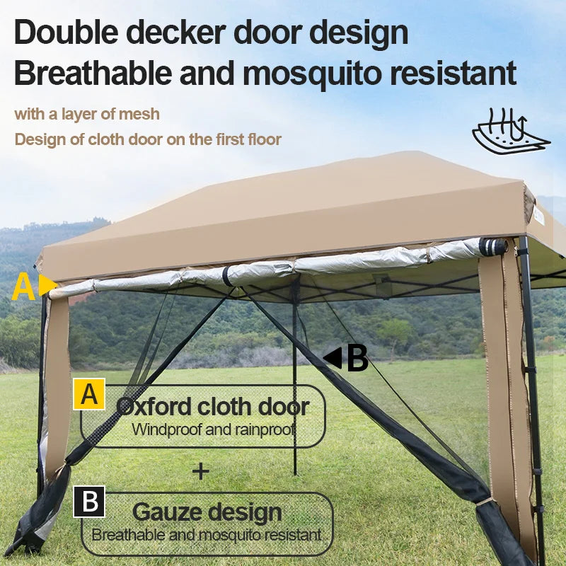 Outdoor 10x10 Feet Pop up Canopy Gazebo Tent Straight Leg | SAMAG