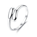 Fansilver S925 Sterling Silver Toe Rings for Women Adjustable White Gold Plated Flower Cz Snake Twist - Visuel 11 | SAMAG