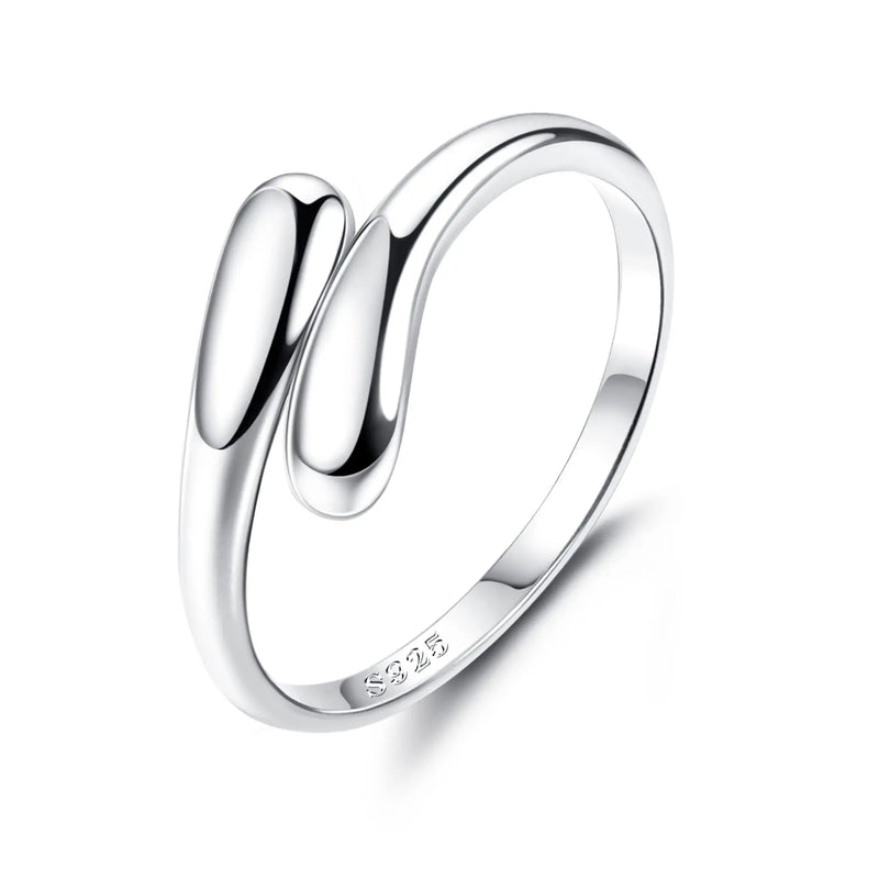 Fansilver S925 Sterling Silver Toe Rings for Women Adjustable White Gold Plated Flower Cz Snake Twist - Visuel 11 | SAMAG