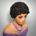 Pixie Cut Wig Wig Human Hair Wig Short Afro Kinky Curly Wigs For Women Full Machine Made Wig