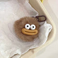 Sausage Mouth Hair Ball Key Chain Funny Plush Doll Pendant Key Ring Charms Backpack Car Decor Bag Accessories